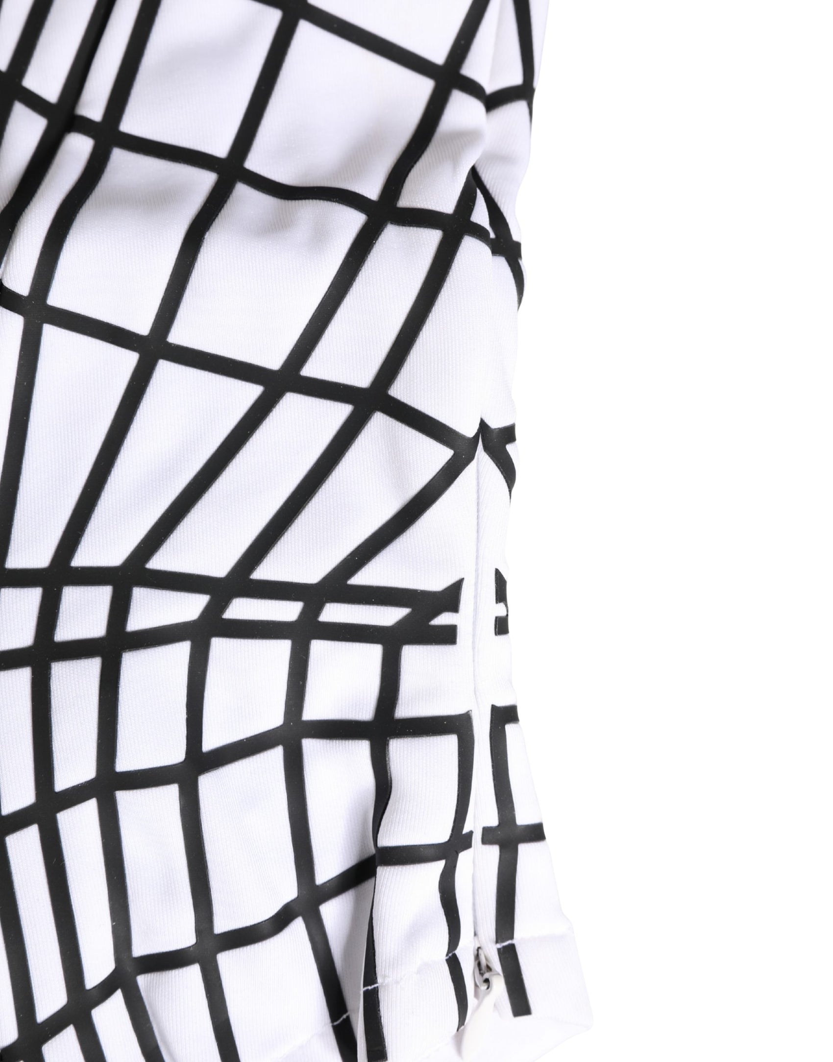 Dolce & Gabbana Men White Stripes Nylon Ski Mask Balaclava Hat