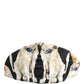 Dolce & Gabbana Men Black Dog Cotton Newsboy Cloth Capello Hat