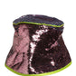 Dolce & Gabbana Men Purple Sequined Bucket Fisherman Capello Hat