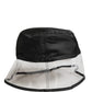 Dolce & Gabbana Men Black Plastic Fisherman Bucket Capello Hat
