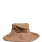 Dolce & Gabbana Brown Llama Wool Women Knitted Capello Hat