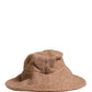 Dolce & Gabbana Brown Llama Wool Women Knitted Capello Hat