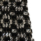 Dolce & Gabbana Black Wool Crystal Embellished Balaclava Hat