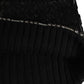 Dolce & Gabbana Black Wool Crystal Embellished Balaclava Hat