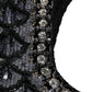Dolce & Gabbana Black Wool Crystal Embellished Balaclava Hat