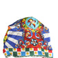 Dolce & Gabbana Multicolor Carretto Motif Turban Headwear Hat