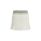 Casablanca White Cotton Mini Skirt