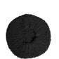 Dolce & Gabbana Black Virgin Wool Knitted Winter Beret Hat