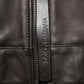 Dolce & Gabbana Black LambskinLeather Full Zip Biker Jacket