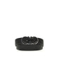 Ferragamo Black Calf Leather Bos Taurus Regular Belt