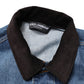 Dolce & Gabbana Black Blue Cotton Denim Blouson Men Jacket
