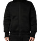 Dolce & Gabbana Men Black Hooded Full Zip Bomber Jacket