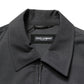 Dolce & Gabbana Black Wool Logo Full Zip Men Bomber Jacket