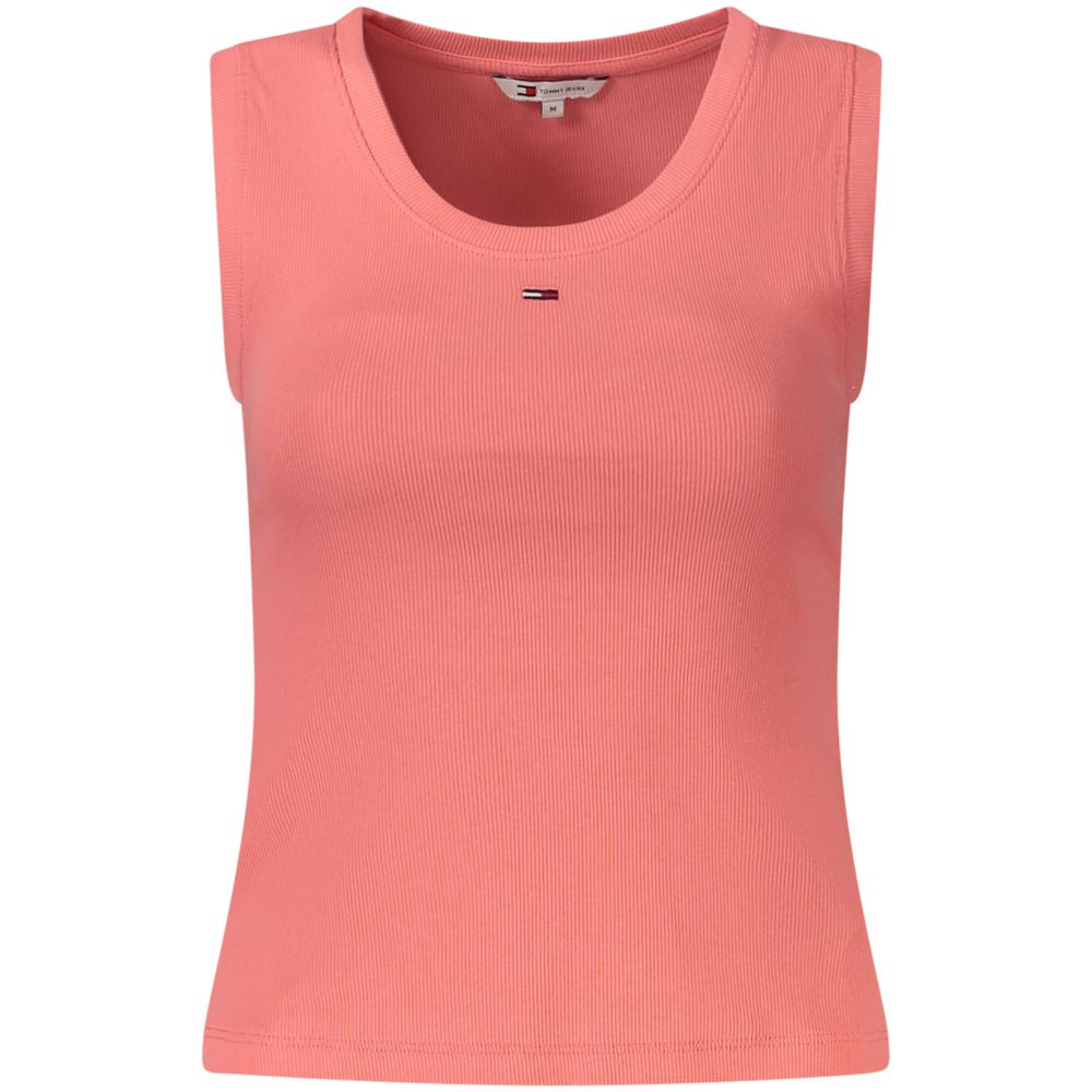 Tommy Hilfiger Pink Cotton Women's Tank Top