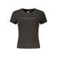 Tommy Hilfiger Black Cotton Women T-Shirt