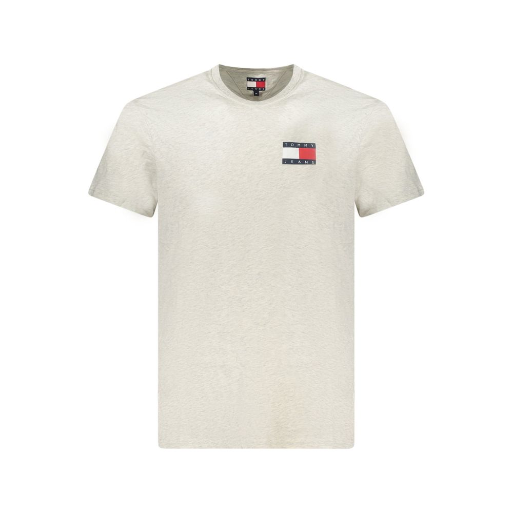 Tommy Hilfiger Grigio Cotton Men T-Shirt