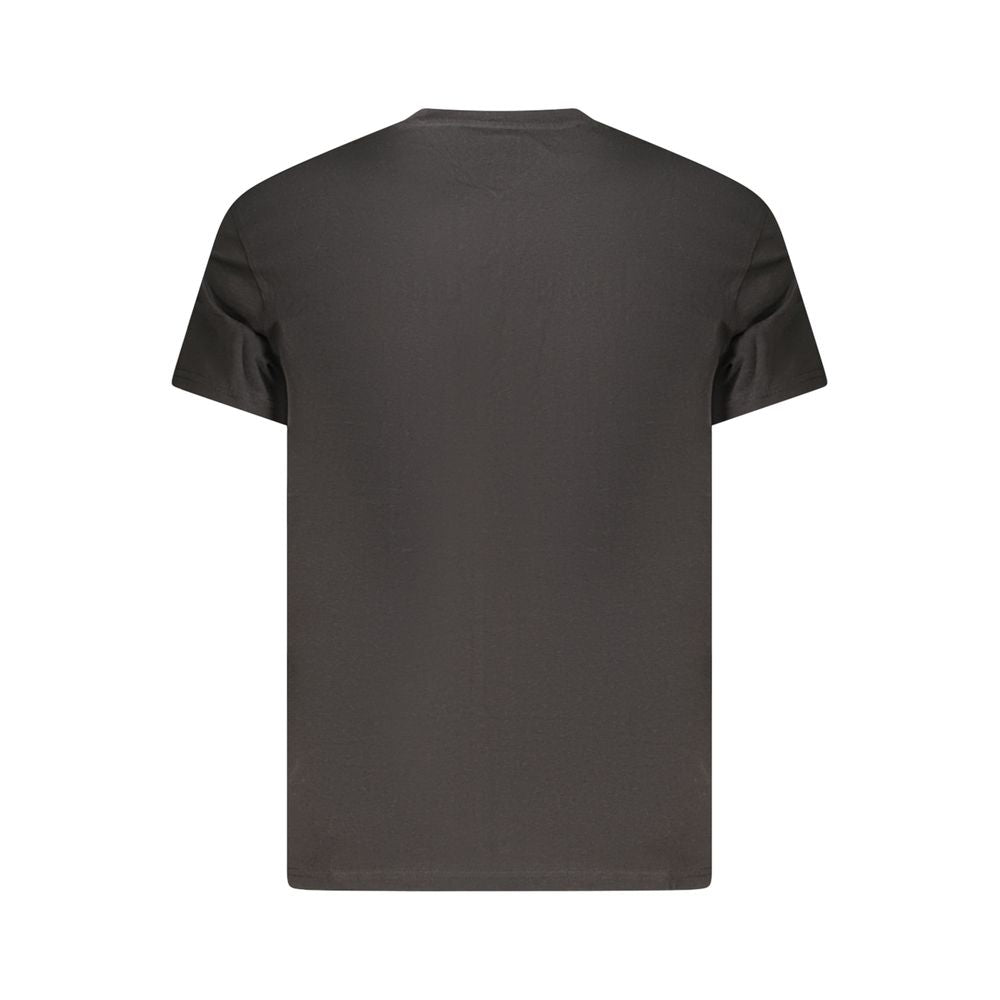Tommy Hilfiger Black Cotton Mens T-Shirt