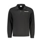 Superga "Black Cotton Men's Sweatshirt with Half Zip and Pockets"
