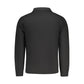 Superga "Black Cotton Men's Sweatshirt with Half Zip and Pockets"