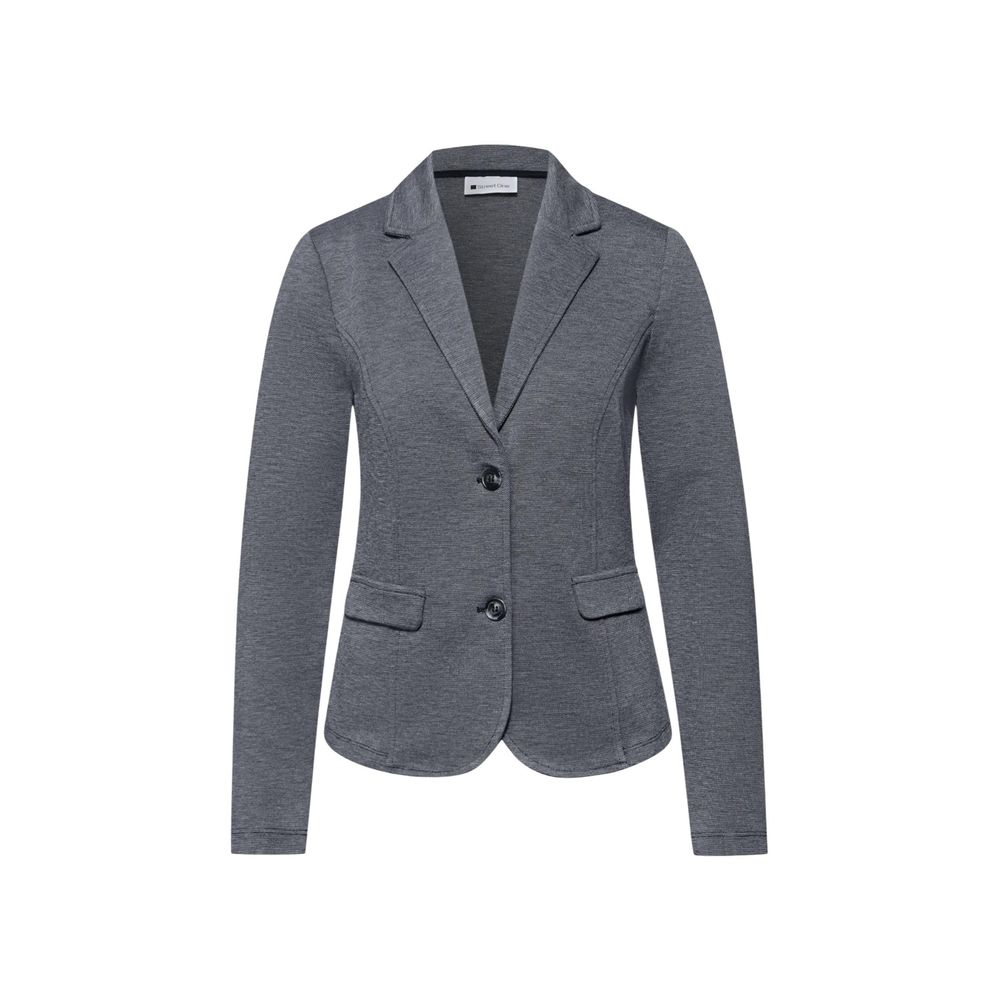 Street One Blue Polyacrylic Blazer