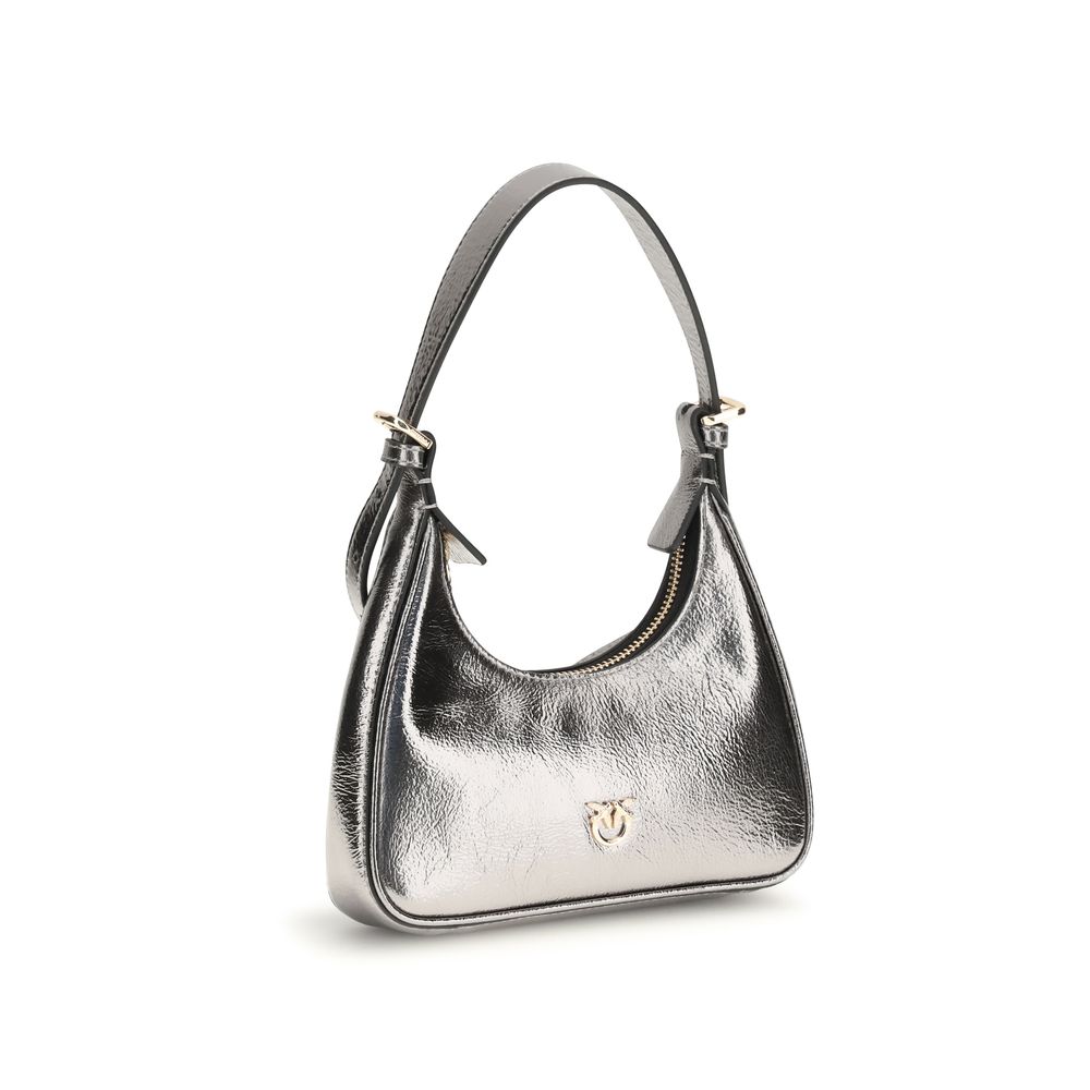 PINKO Silver Lamb Ovis Aries Aries Shoulder Bag
