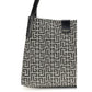 Balmain Black Cotton Shoulder Bag