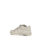 Off-White Beige Calf Leather Bos Taurus Low Top Sneakers