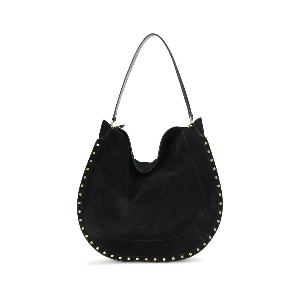 Isabel Marant Black Calf Leather Bos Taurus Shoulder Bag