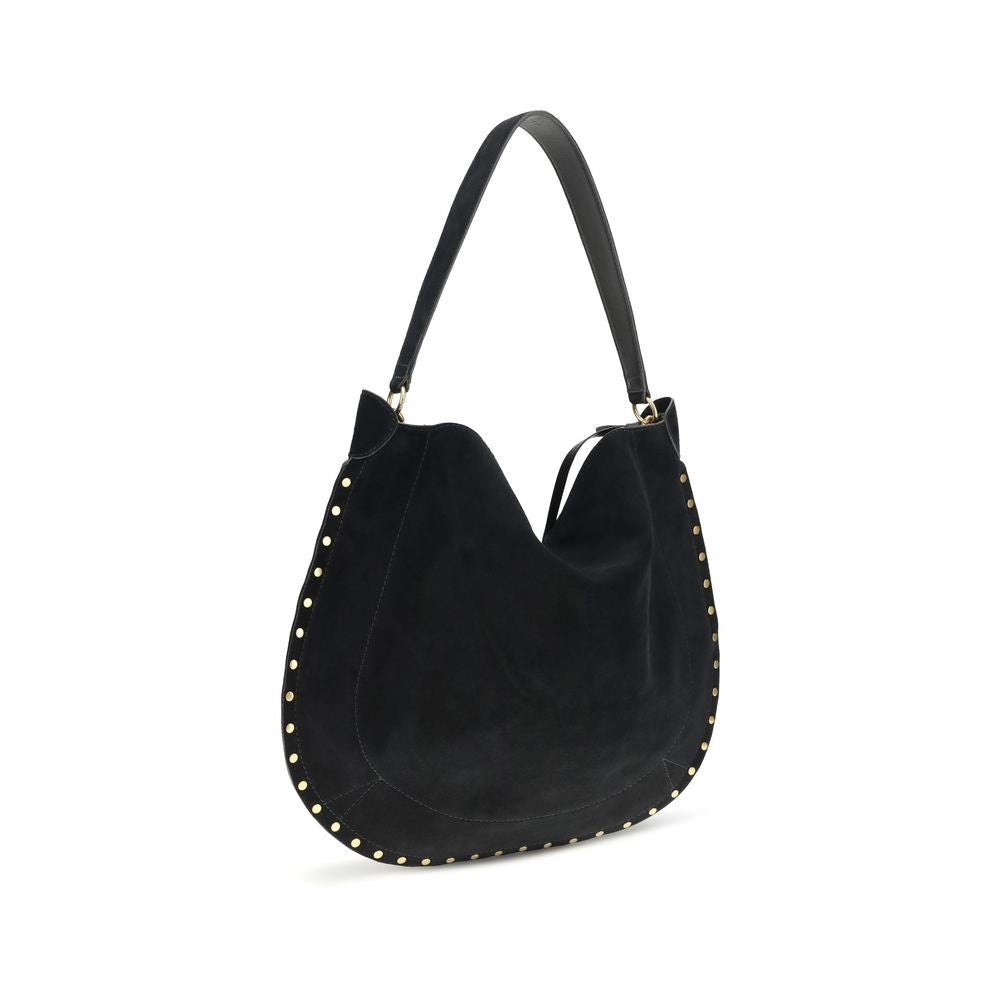 Isabel Marant Black Calf Leather Bos Taurus Shoulder Bag