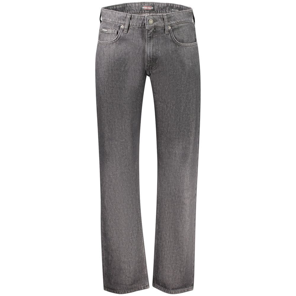Guess Jeans Nero Cotton Mens Jeans