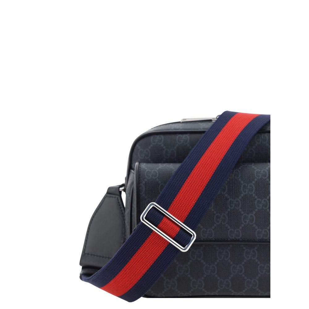 Gucci Gray Polyester Shoulder Bag