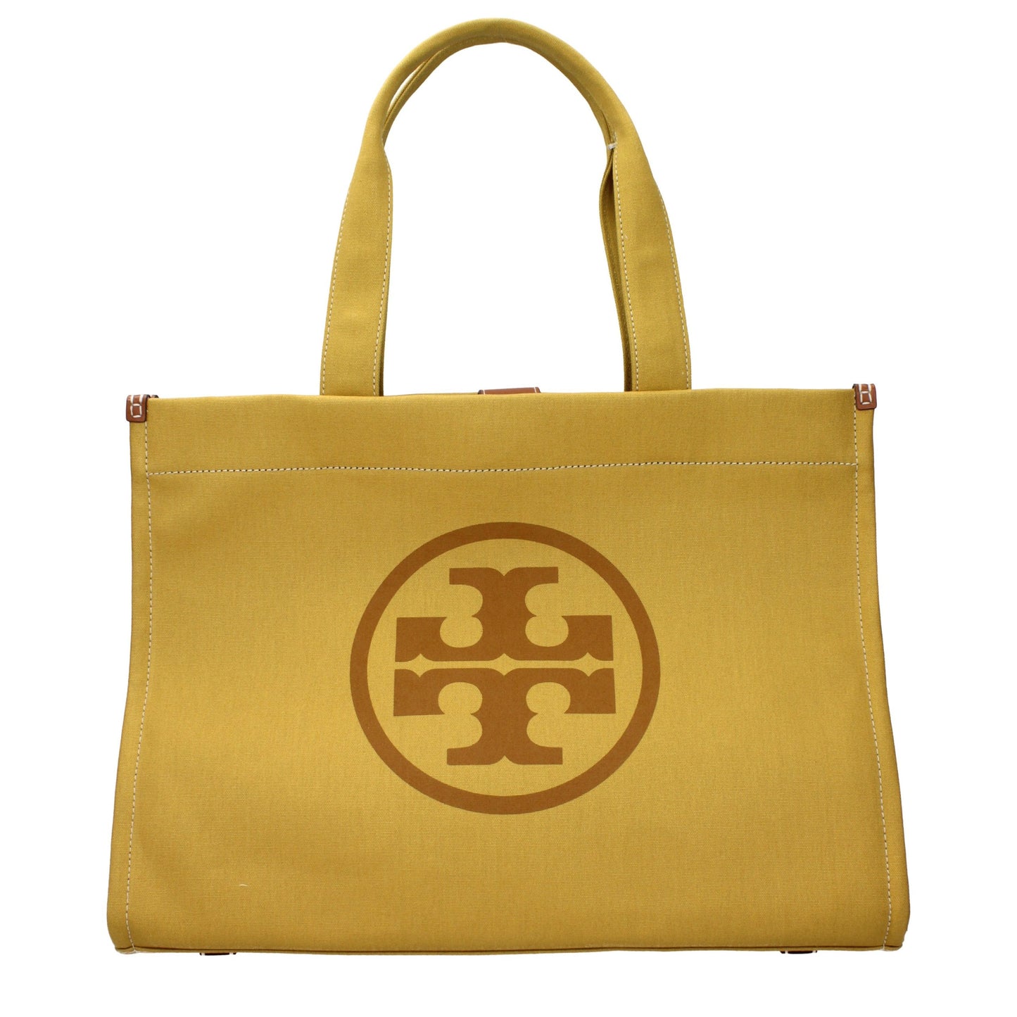Tory Burch Yellow Fabric Shoulder Bag