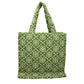 Tory Burch Green Cotton-Like Shoulder Bag