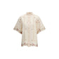 Zimmermann Beige Linen Pattern Shirt