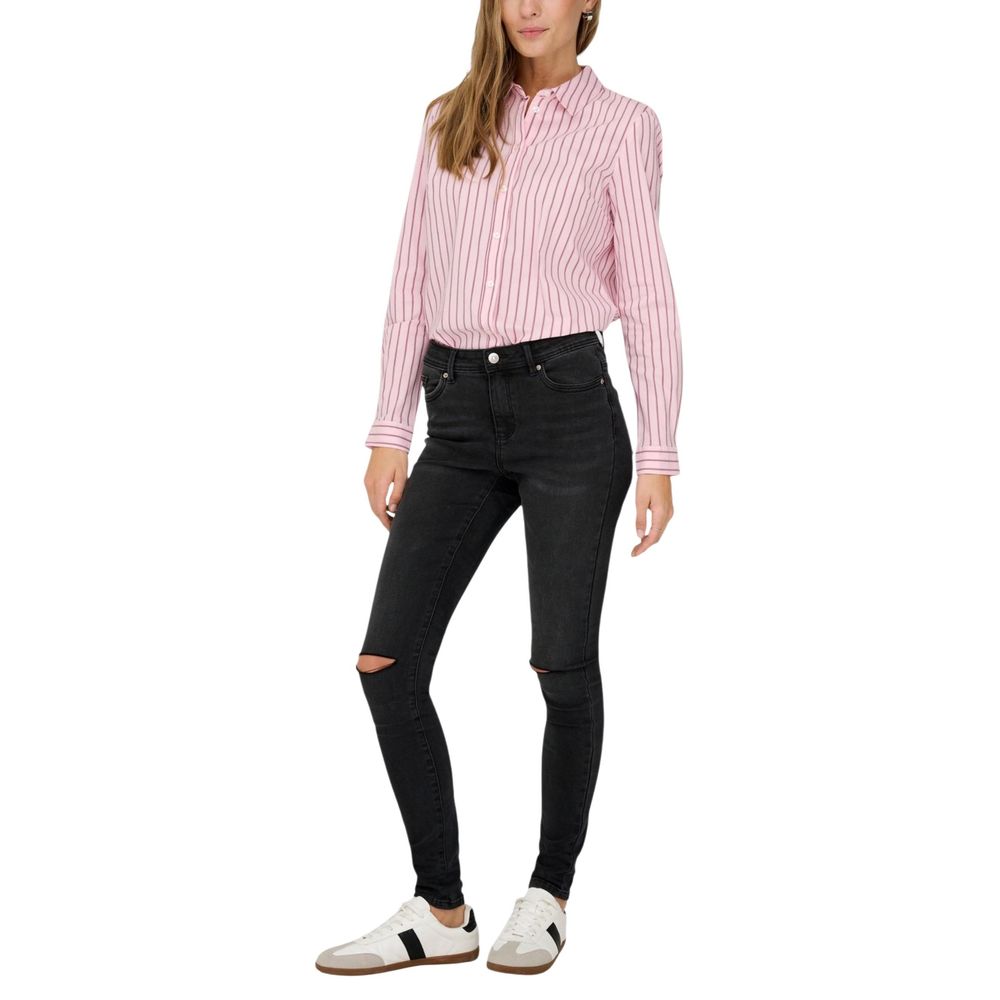 Jacqueline De Yong Multicolor Cotton Blouse