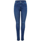 Only Light Blue Cotton Skinny Jeans