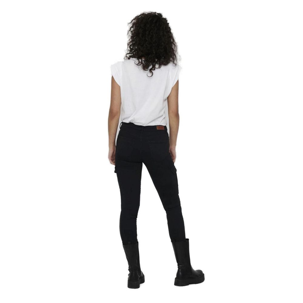 Only Black Cotton Skinny Pants