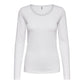 Only White Cotton Long Sleeve T-Shirt