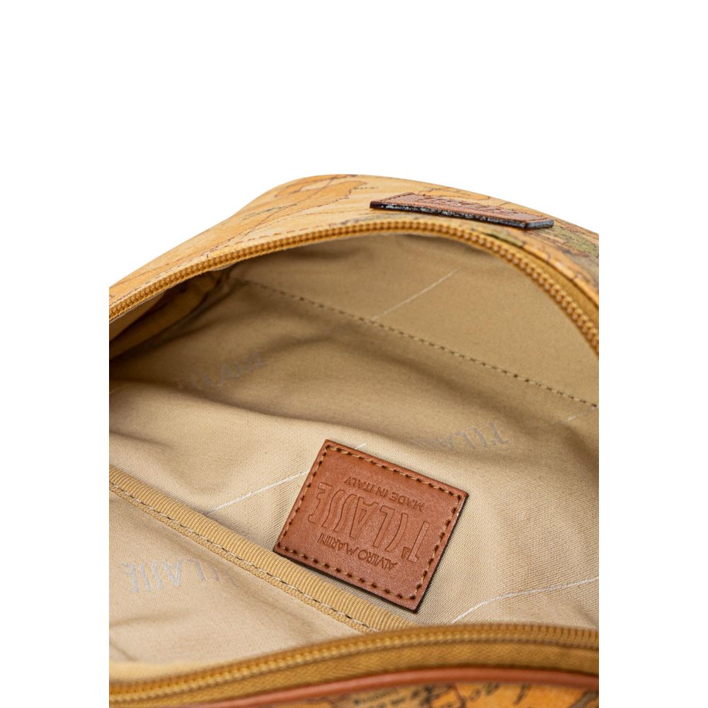 Alviero Martini Prima Classe Beige Leather Belt Bag