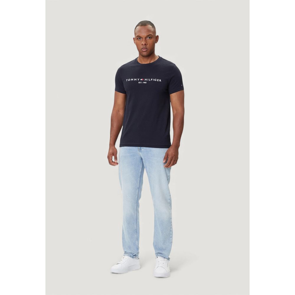 Tommy Hilfiger Blue Cotton T-Shirt