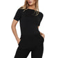 Vero Moda Black Viscose T-Shirt