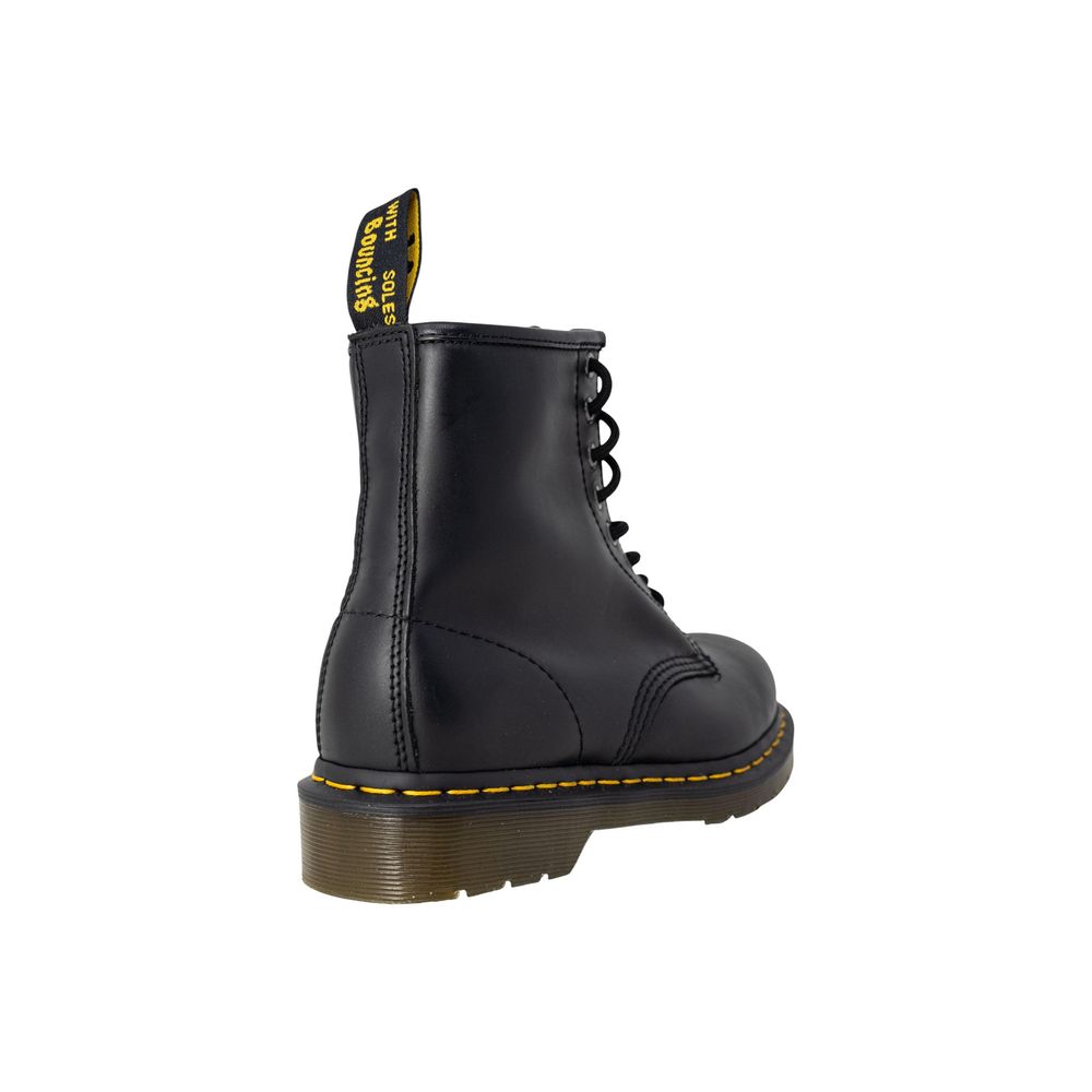 Dr. Martens Black Leather Lace-Up Boots