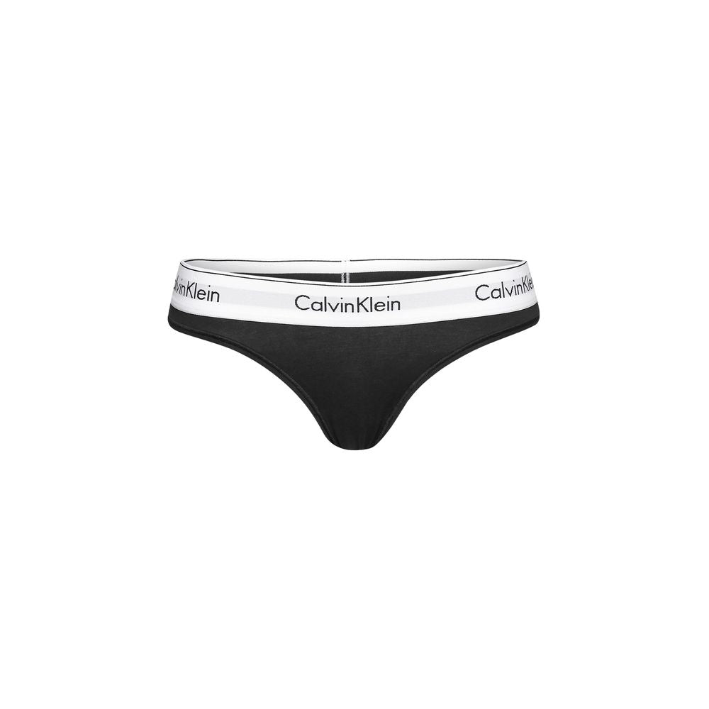 Calvin Klein Underwear Black Cotton Pantie