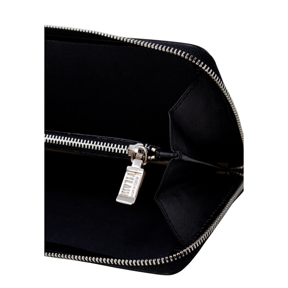 Alviero Martini Prima Classe Black Leather Wallet