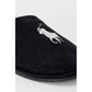 Ralph Lauren Black Polyester Slippers