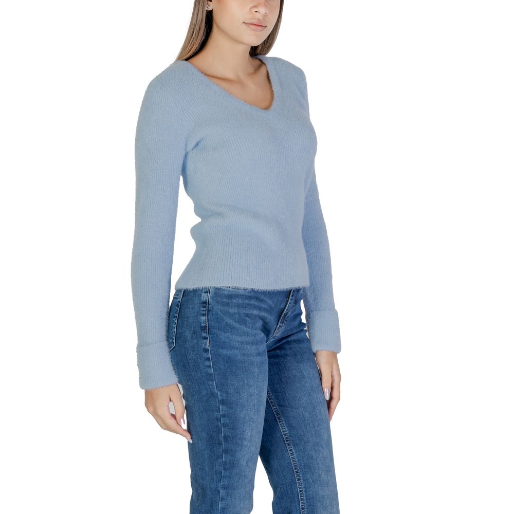 Morgan De Toi Blue Polyamide Sweatshirt