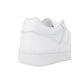 New Balance White Leather Athletic Sneakers