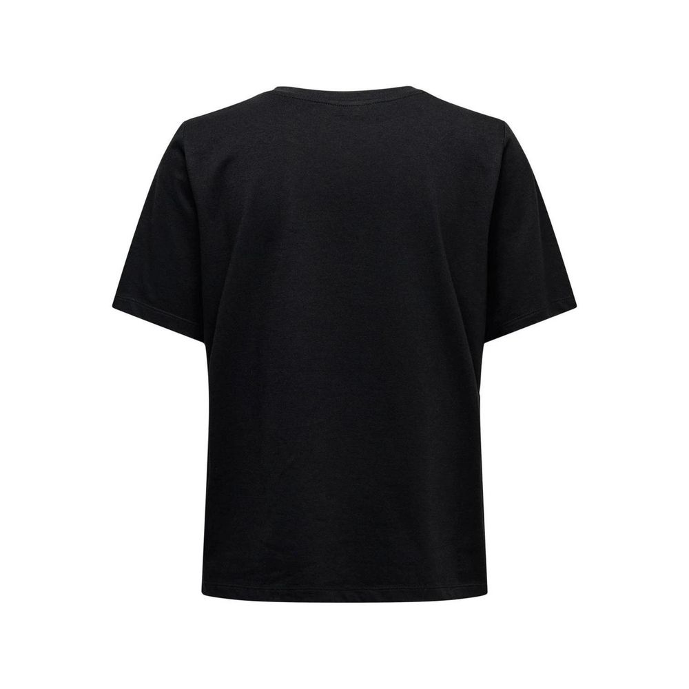 Only Black Cotton T-Shirt