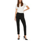 Vero Moda Black Polyester Casual Pants