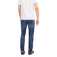 Jack Jones Blue Cotton Relaxed Fit Jeans